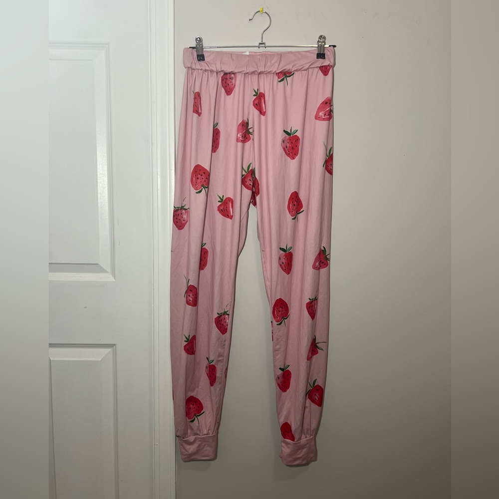 Pixie Lady Strawberry Print PJ pants